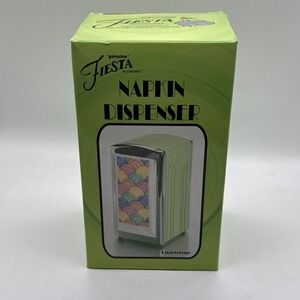 Fiesta Chartreuse Napkin Dispenser In Box 1996 Fiestaware Retired